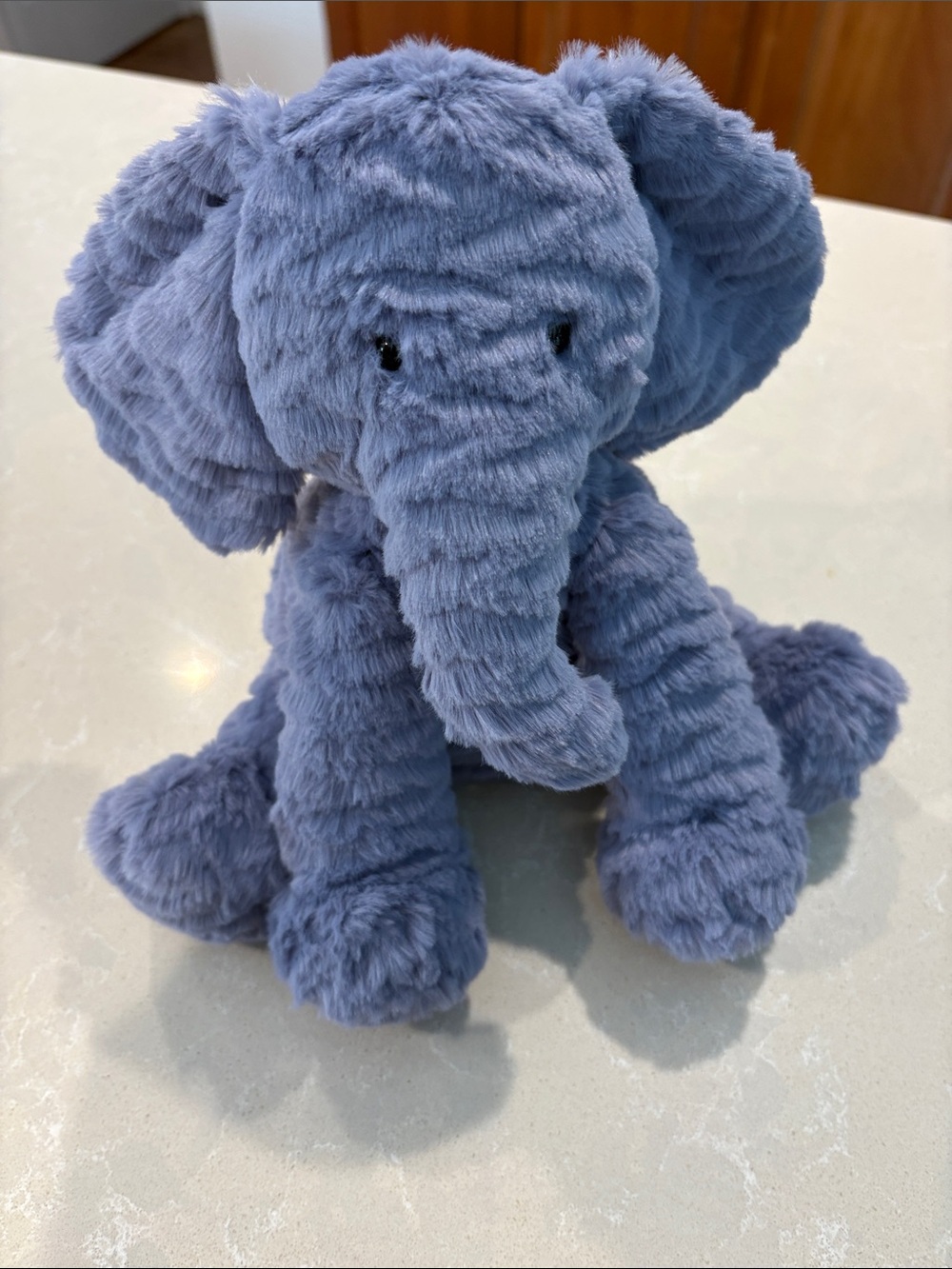 Jellycat Plush Elephant in Dusty Blue Fuddlewuddle